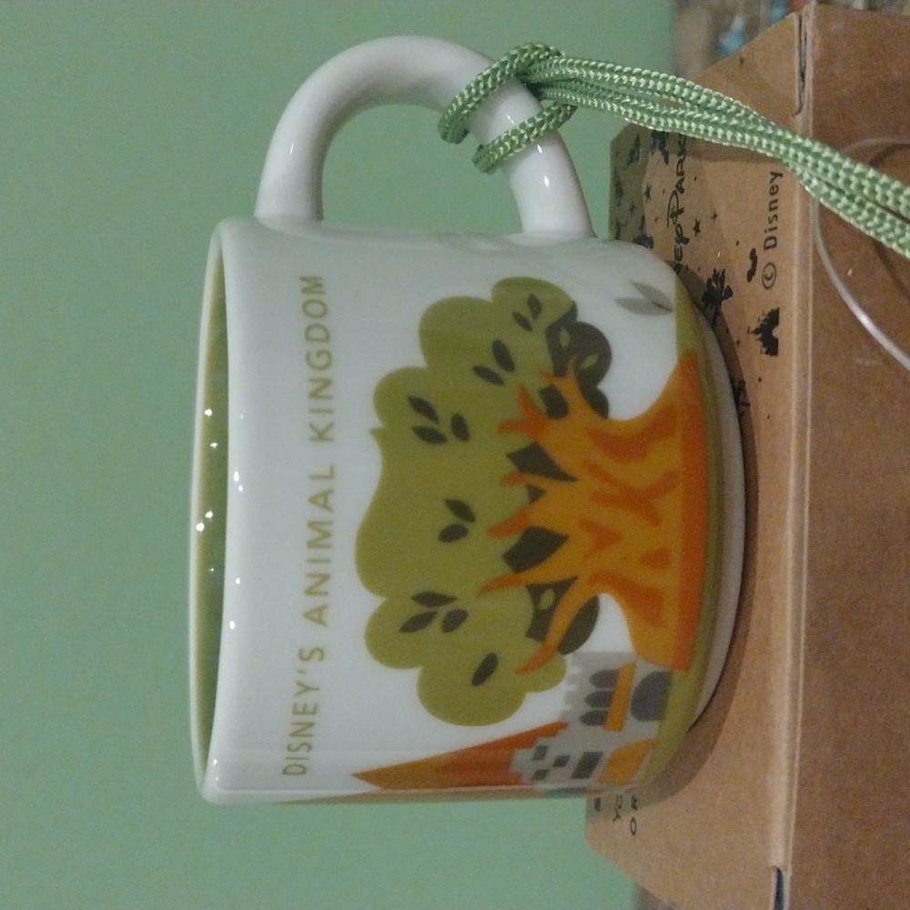 NEW Starbucks Disney Parks Animal Kingdom 2oz Mug Ornament - Picture 2 of 9